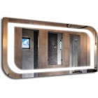 Зеркало с LED подсветкой в ванную комнату Enrica