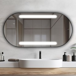 Зеркало Bruna Inox Black