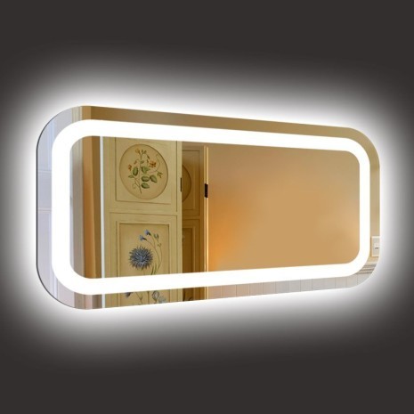 Зеркало с контурной подсветкой амбилайт Loretta + амбилайт