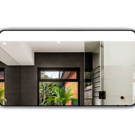 Зеркало в черной раме Diana Inox Black