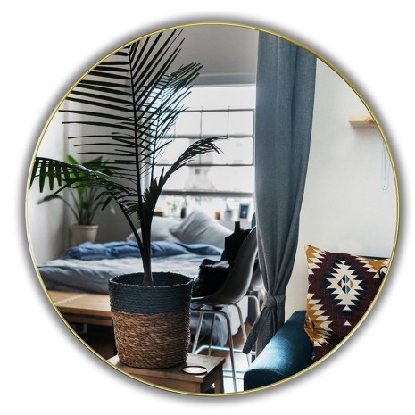 Зеркало в золотой раме Inox R Gold