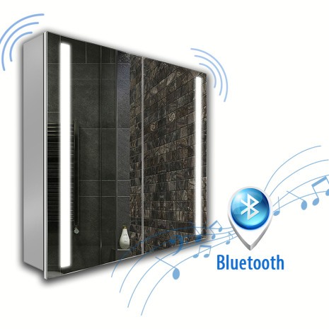 Зеркальный шкафчик Biaggio + Bluetooth