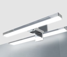 Зеркало с наружным LED светильником Shape 04  + Consol 01