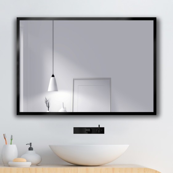 Зеркало alu 001 Black 60x80 - Фото 7