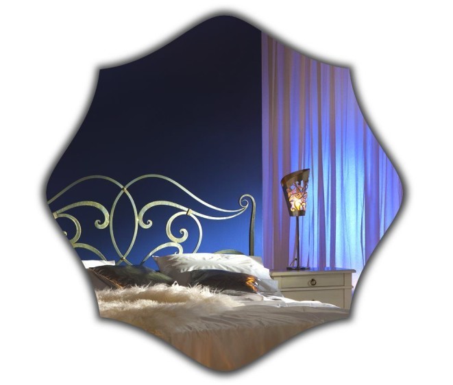 Фигурное зеркало без подсветки Letizia - Фото 1