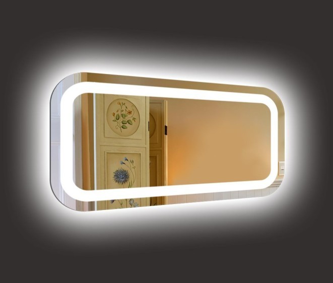 Зеркало с контурной подсветкой амбилайт Loretta + амбилайт - Фото 1