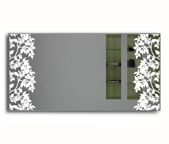 Прямоугольное зеркало с LED подсветкой в ванную комнату Lorenza 2 - Фото 2