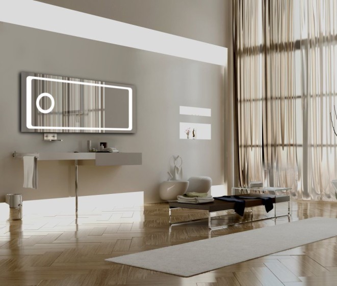 Зеркало с подсветкой и увеличительной линзой Adele + линза - Фото 3