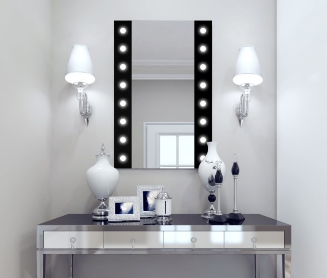 Гримерное зеркало с лампочками для визажиста Hollywood 2 Color - Фото 3