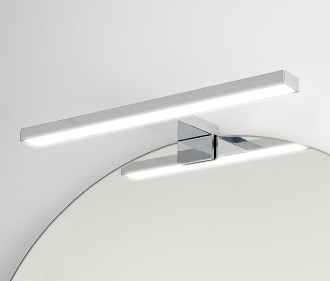 Зеркало с наружным LED светильником Shape 01 + Consol 01 - Фото 2 Зеркало с наружным LED светильником Shape 01 + Consol 01 - Фото 2