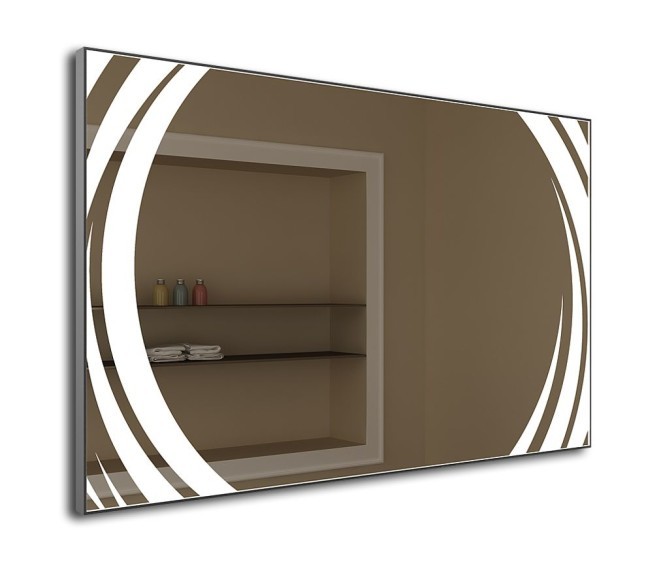 Зеркало с LED подсветкой в ванную комнату Alba - Фото 1