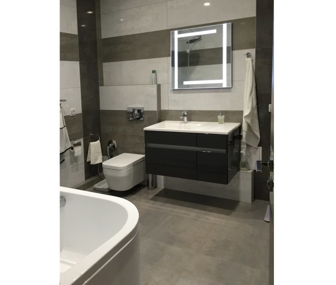 Зеркало с LED подсветкой в ванную комнату Viola - Фото 3 Зеркало с LED подсветкой в ванную комнату Viola - Фото 3