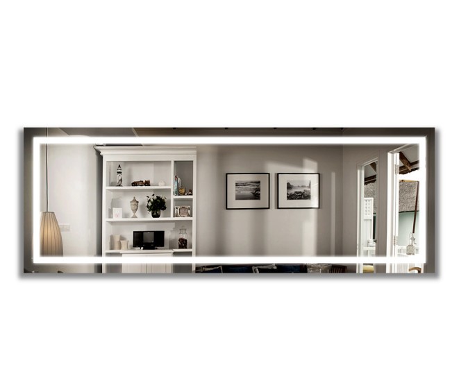 Большое зеркало с подсветкой в ванную комнату Livia XL - Фото 2