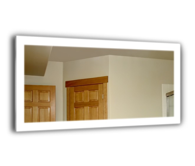 Большое зеркало с LED подсветкой в ванную комнату Norma XL - Фото 1