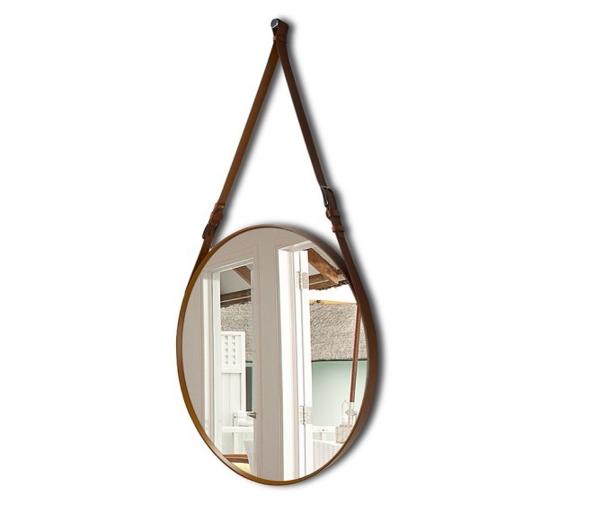 Капитанское зеркало на кожаном ремне Captain 01 - Фото 1