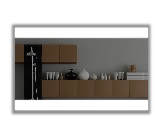 Большое зеркало с подсветкой в ванную комнату Camilla - Фото 2