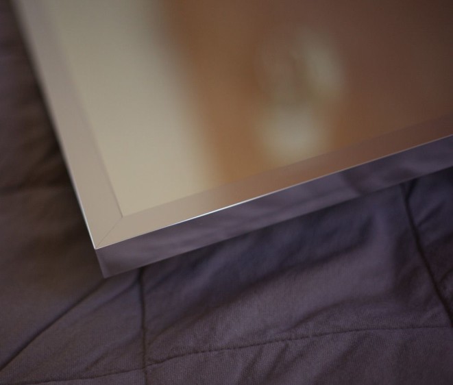 Зеркало в алюминиевой раме alu 001 chrome - Фото 3