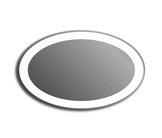 Овальное зеркало с LED подсветкой в ванную комнату Italia - Фото 4