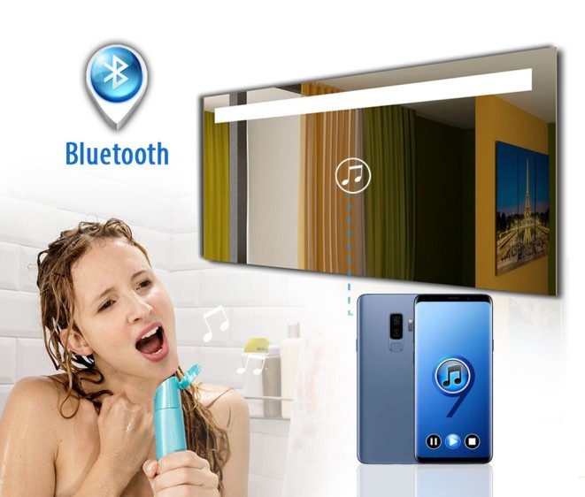 Зеркало с акустической системой Alina + Bluetooth - Фото 4