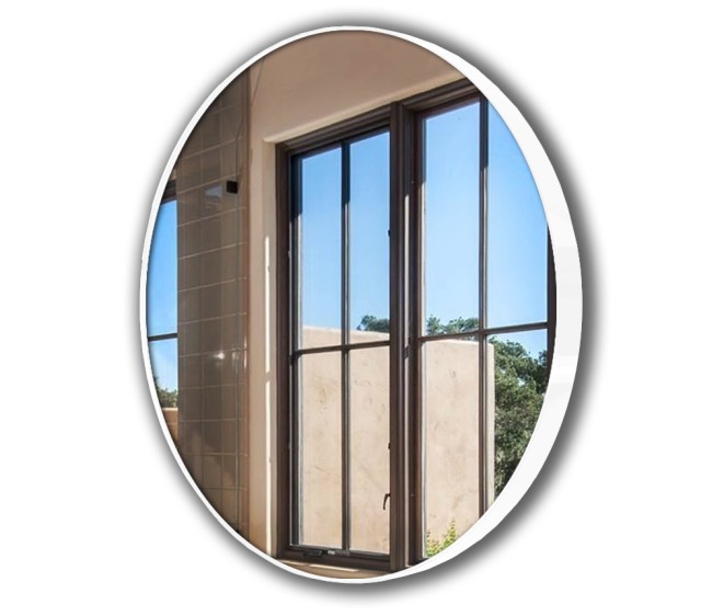 Зеркало в белой раме Inox R White - Фото 1