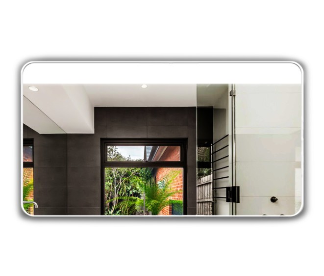 Зеркало в белой раме Diana Inox White - Фото 2