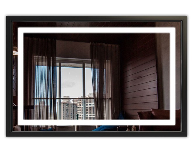 Зеркало в стальной раме Livia Steel - Фото 2