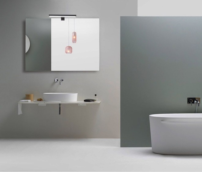 Зеркало со светильником Shape 04 + Consol 01 Black - Фото 3 Зеркало со светильником Shape 04 + Consol 01 Black - Фото 3