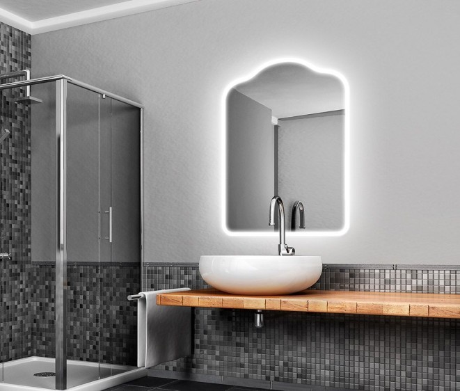 Зеркало с LED подсветкой в ванную комнату Livia - Фото 3