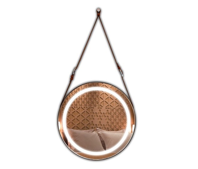 Капитанское зеркало на кожаном ремне Captain 01 - Фото 1