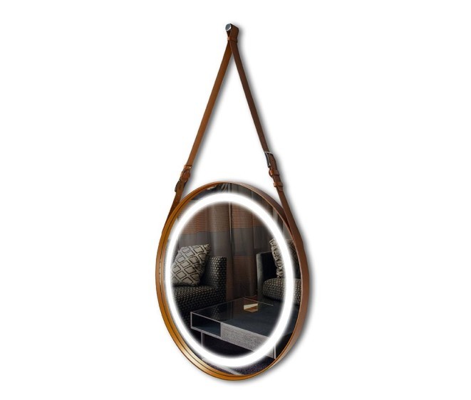 Капитанское зеркало на кожаном ремне Captain 01 - Фото 2