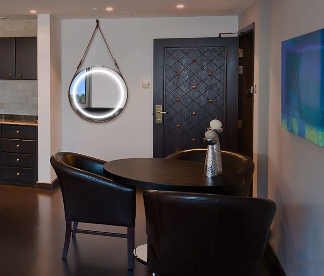 Капитанское зеркало на кожаном ремне Captain 01 - Фото 3