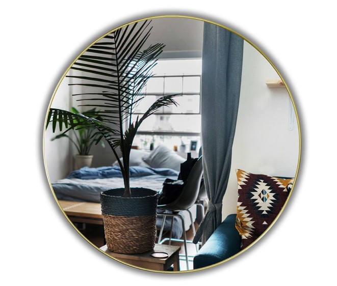 Зеркало в золотой раме Inox R Gold - Фото 2