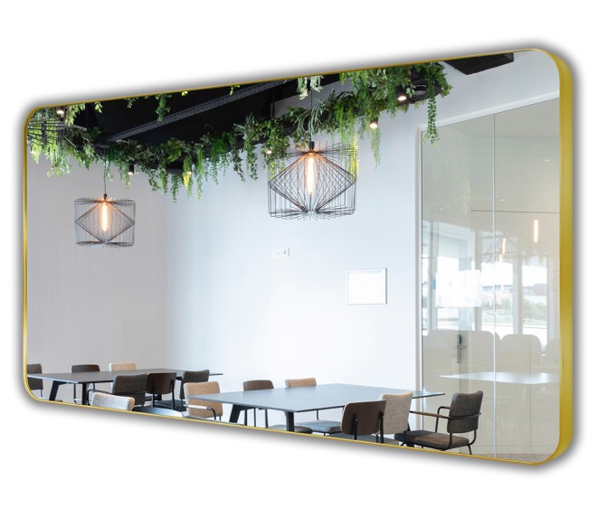 Зеркало в золотой раме Inox Gold - Фото 1