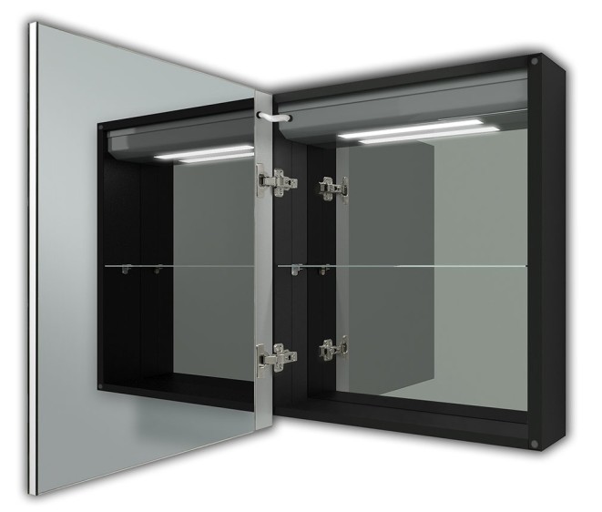 Зеркальный шкафчик Mario Black - Фото 3