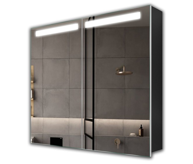 Зеркальный шкафчик Benedetto Black - Фото 1