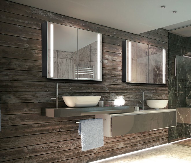 Зеркальный шкафчик Biaggio Black - Фото 4