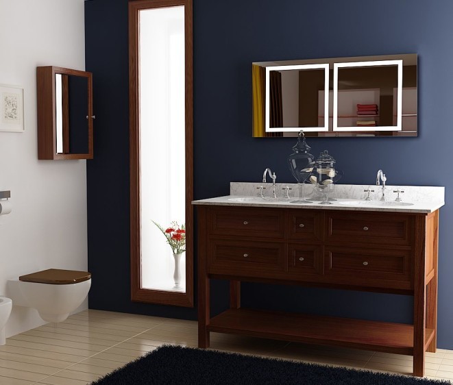 Зеркало с LED подсветкой в ванную комнату Anita - Фото 3