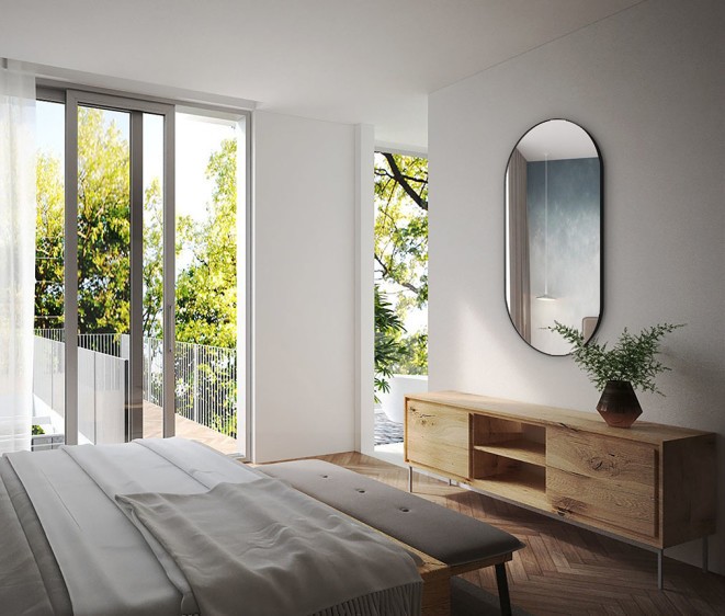 Зеркало в черной раме Inox S Black - Фото 4