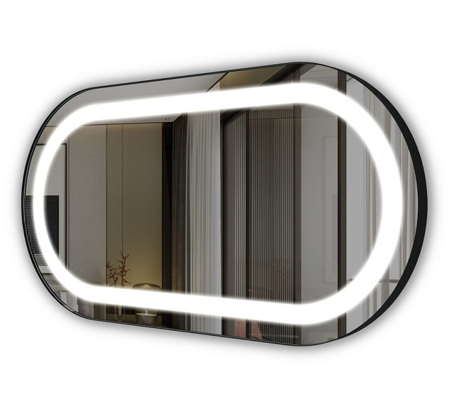 Зеркало в черной раме Anatolia Inox Black - Фото 1 Зеркало в черной раме Anatolia Inox Black - Фото 1