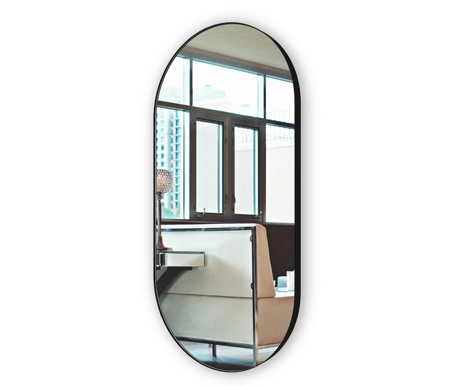 Зеркало в черной раме Inox S Black - Фото 1