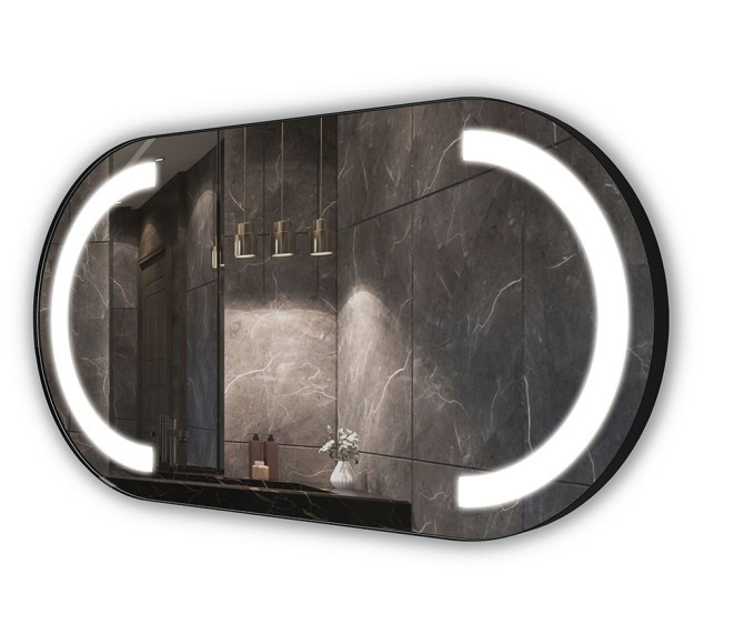Зеркало в черной раме Alessandra Inox Black - Фото 1