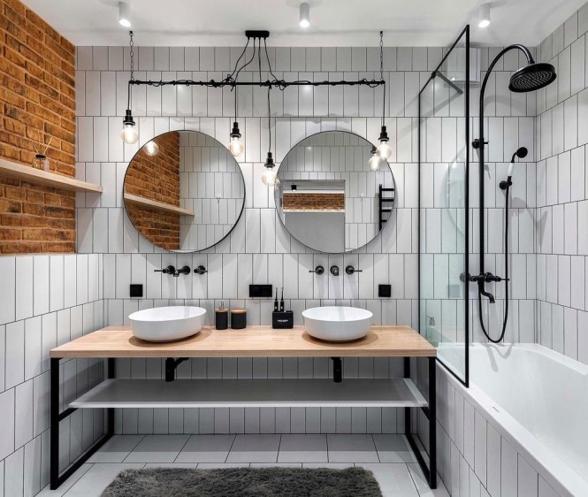 Зеркало в черной раме Inox R Black - Фото 4