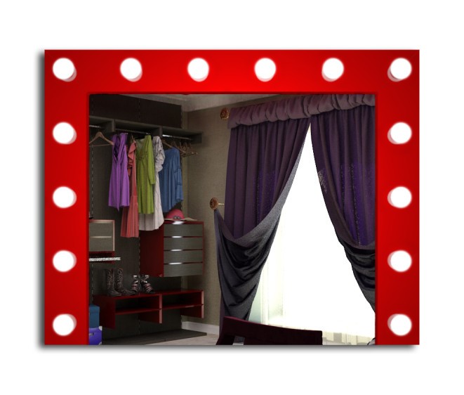 Гримерное зеркало с подсветкой для макияжа Hollywood Color - Фото 2