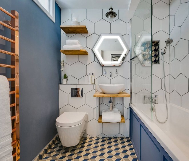 Зеркало с LED подсветкой Hexagon H LED - Фото 5