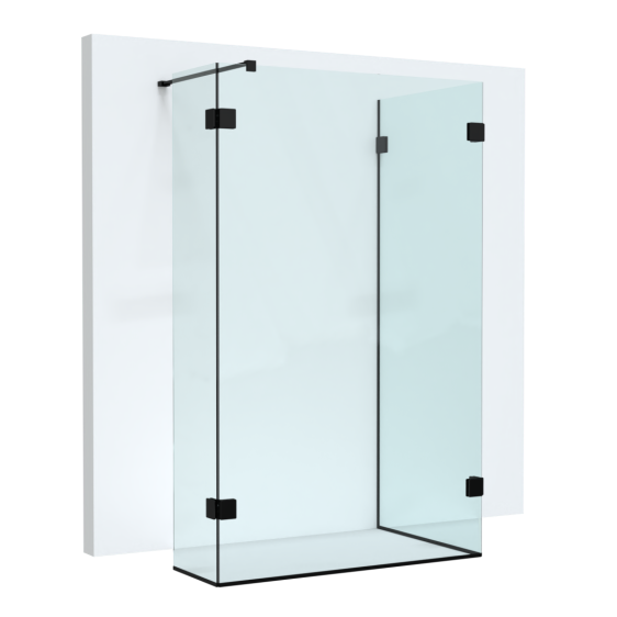 Перегородка для душа Columba Black - Фото 1