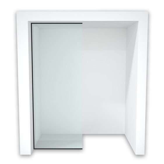 Перегородка для душа Taurus Black - Фото 1