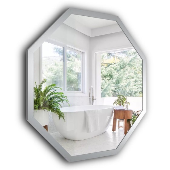 Зеркало в алюминиевой раме Octagon Alu - Фото 2 Зеркало в алюминиевой раме Octagon Alu - Фото 2