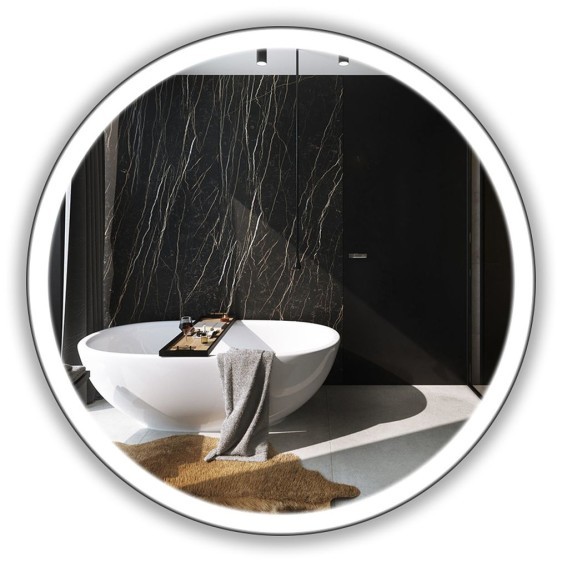 Зеркало в черной раме Carlotta Inox Black - Фото 2