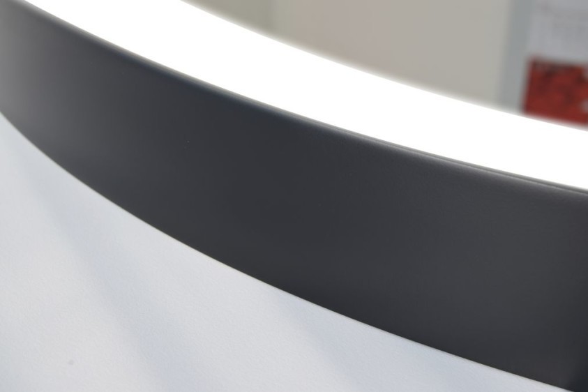 Зеркало в черной раме Carlotta Inox Black - Фото 5