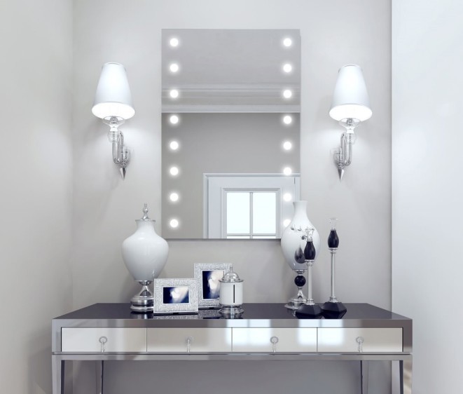 Гримерное зеркало с подсветкой для макияжа Hollywood 2 - Фото 3 Гримерное зеркало с подсветкой для макияжа Hollywood 2 - Фото 3